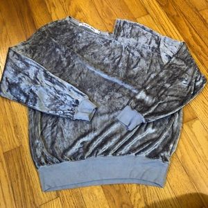 Michael Stars velvet sweat shirt